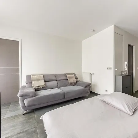 O Cocon De Franconville - Avec Grande Terrasse - 24h Access Apartment